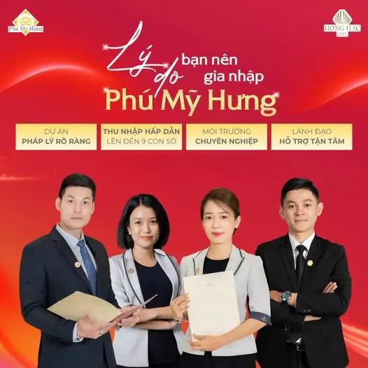 Phú Mỹ Hưng tuyển dụng 100 chuyên viên kinh doanh