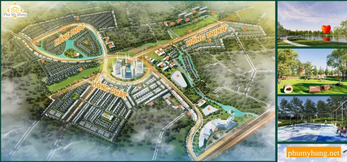 Mặt bằng tổng quan dự án Hồng Hạc City