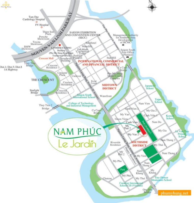Chung Cư Nam Phúc Phú Mỹ Hưng (Le Jardin) Quận 7 - Giá Bán & Đánh Giá Chi Tiết 2026 5 nam phuc phu my hung 11 phumyhung.net
